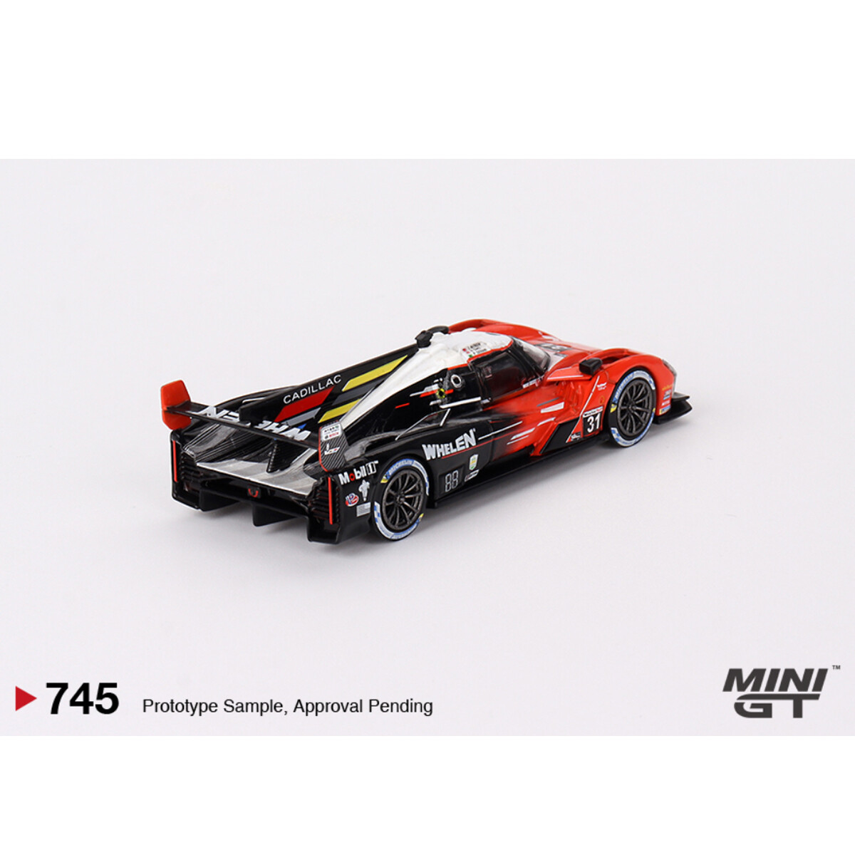 (ÖN SATIŞ) Mini GT 1/64 Cadillac V-Series.R Whelen Engineering Cadillac Racing 2023 IMSA Sebring 12 Hrs Winner MGT00745 - Thumbnail