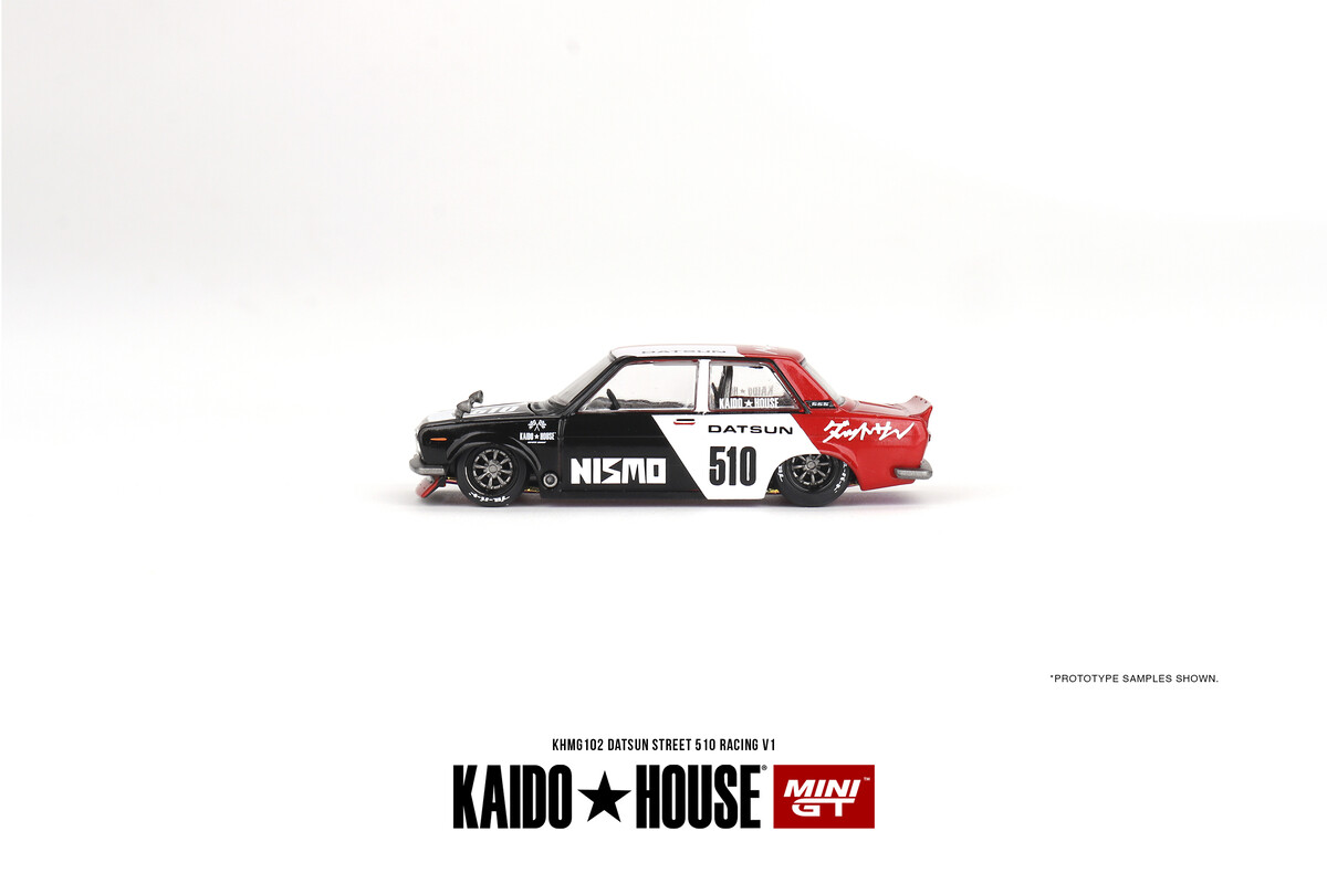 Mini GT 1/64 Datsun Street 510 Racing V1 KHMG102 - Thumbnail