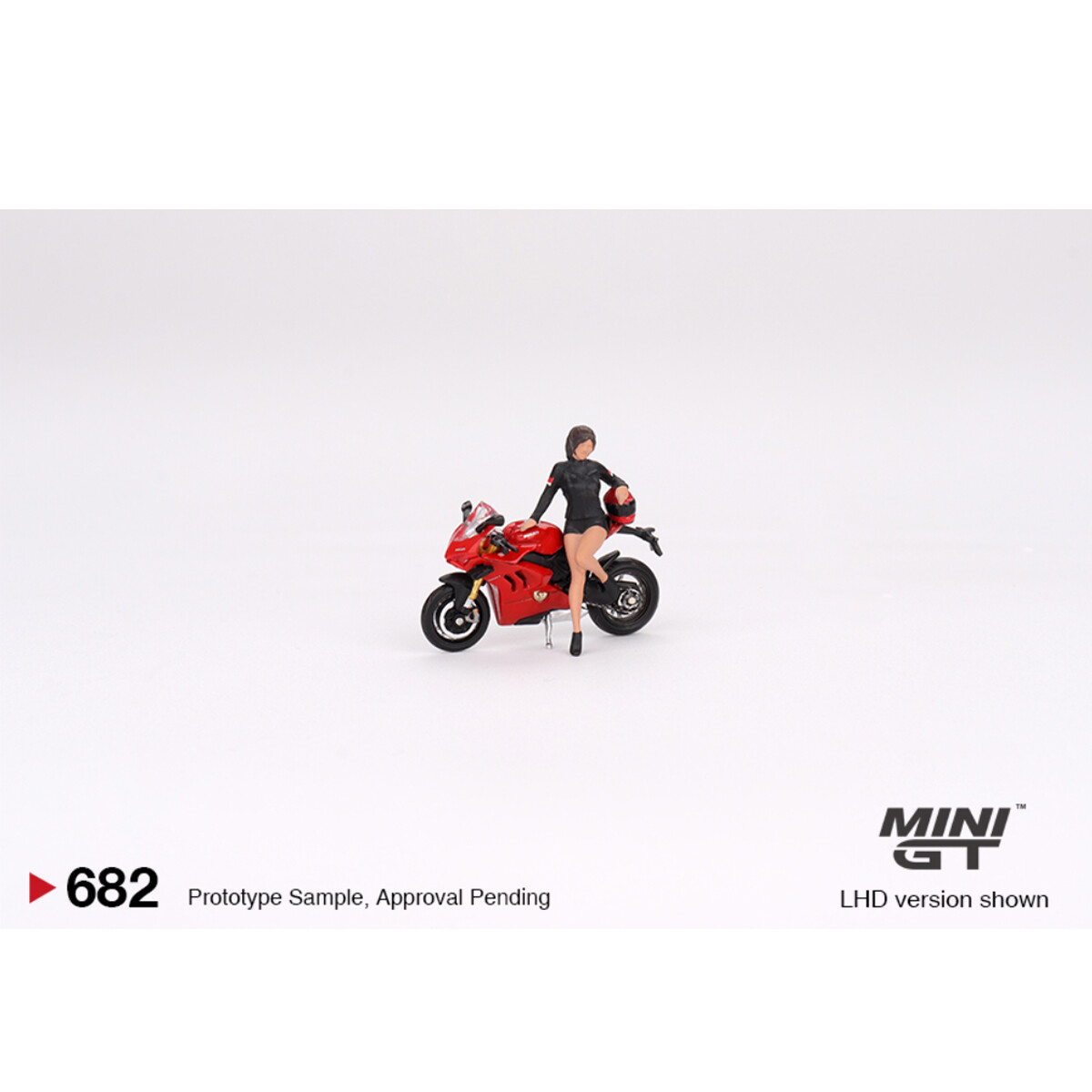 (ÖN SATIŞ) Mini GT 1/64 Ducati Panigale V4 S w/ Ducati Girl MGT00682 - Thumbnail