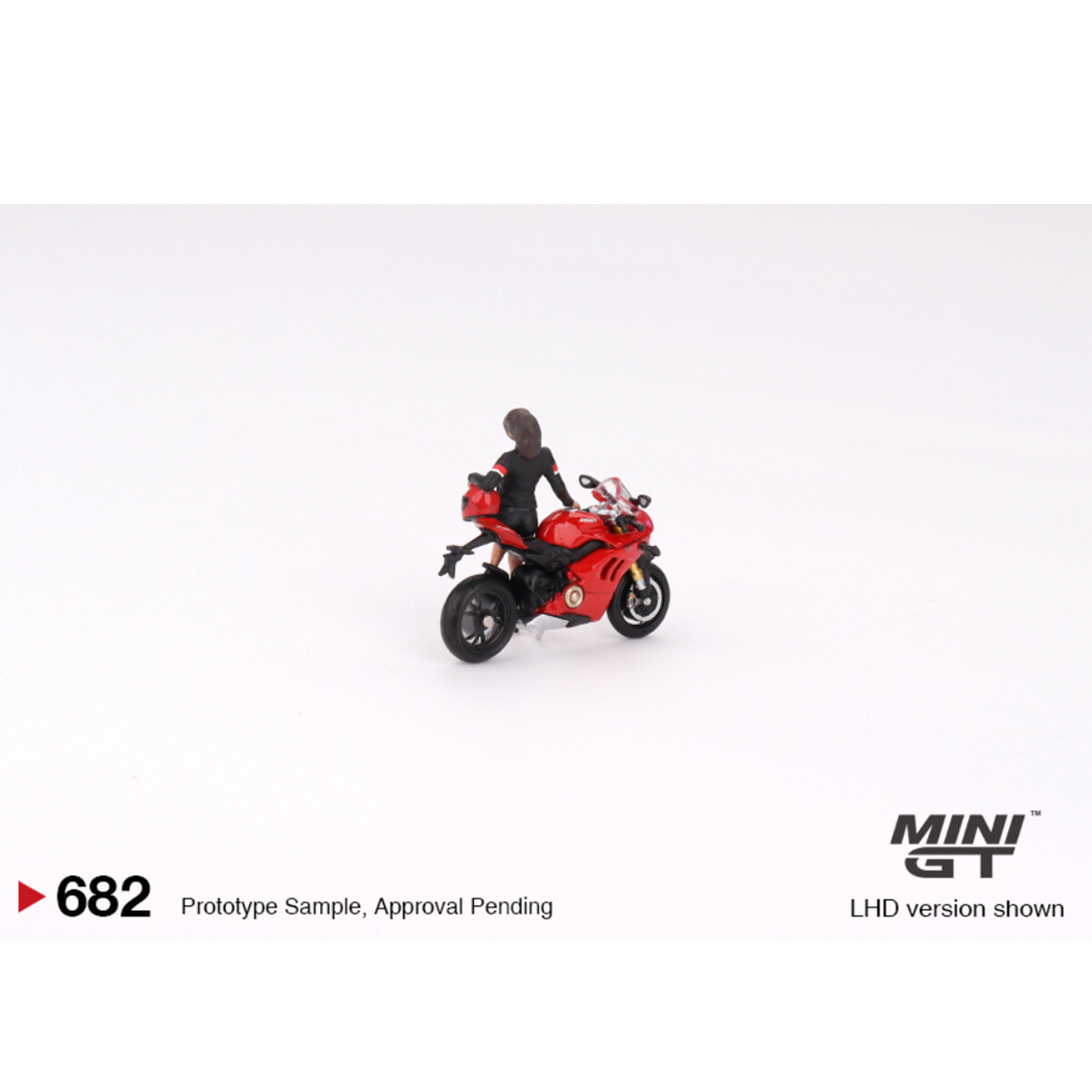 (ÖN SATIŞ) Mini GT 1/64 Ducati Panigale V4 S w/ Ducati Girl MGT00682 - Thumbnail