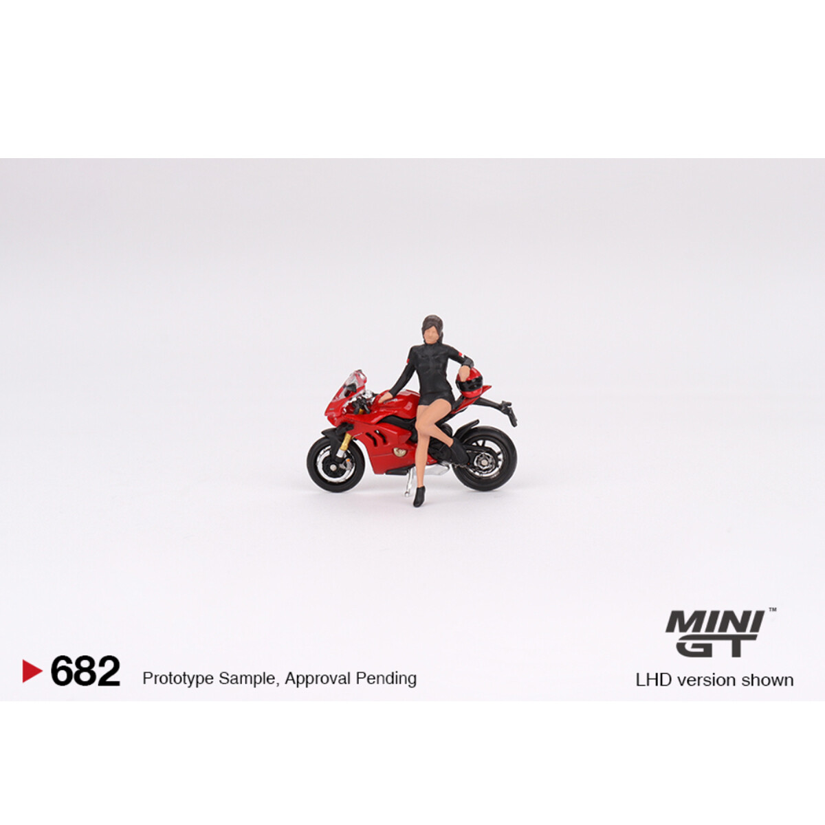 (ÖN SATIŞ) Mini GT 1/64 Ducati Panigale V4 S w/ Ducati Girl MGT00682 - Thumbnail