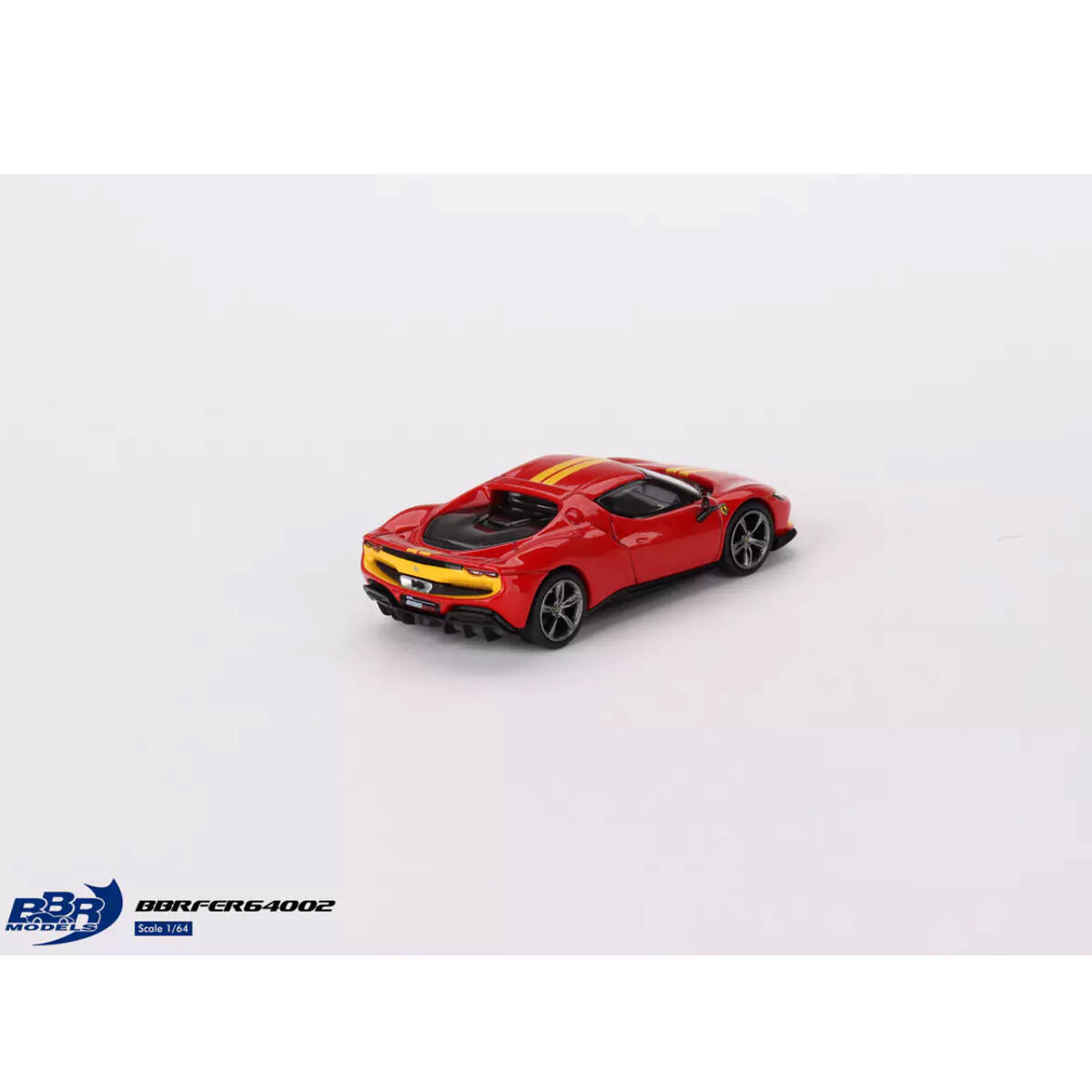 (ÖN SATIŞ) Mini GT 1/64 Ferrari 296 GTB Assetto Fiorano Rosso Corsa BBRFER64002