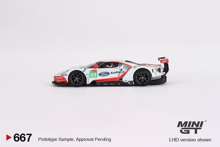 (ÖN SATIŞ) Mini GT 1/64 Ford GT LMGTE PRO 2019 24 Hrs of Le Mans Ford Chip Ganassi Team 4 Cars Set - Limited Edition 3000 MGTS0010