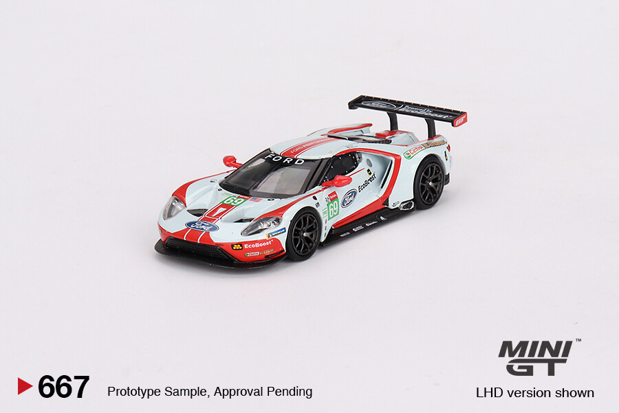 (ÖN SATIŞ) Mini GT 1/64 Ford GT LMGTE PRO 2019 24 Hrs of Le Mans Ford Chip Ganassi Team 4 Cars Set - Limited Edition 3000 MGTS0010 - Thumbnail