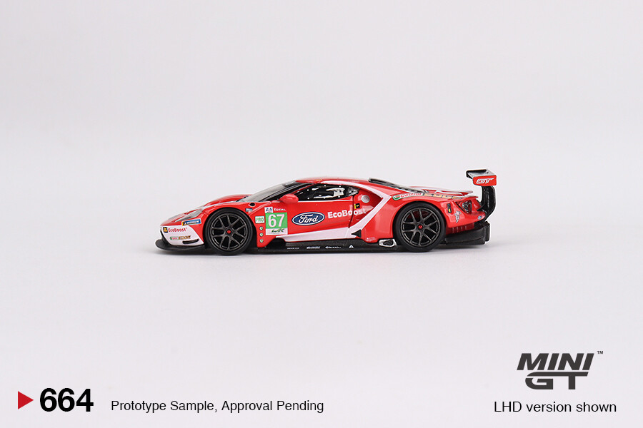 (ÖN SATIŞ) Mini GT 1/64 Ford GT LMGTE PRO 2019 24 Hrs of Le Mans Ford Chip Ganassi Team 4 Cars Set - Limited Edition 3000 MGTS0010 - Thumbnail