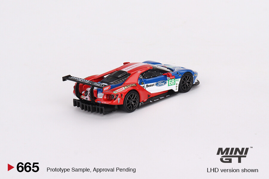 (ÖN SATIŞ) Mini GT 1/64 Ford GT LMGTE PRO 2019 24 Hrs of Le Mans Ford Chip Ganassi Team 4 Cars Set - Limited Edition 3000 MGTS0010 - Thumbnail