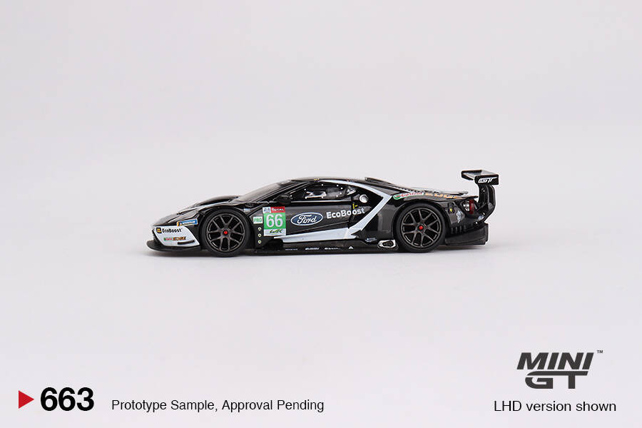 (ÖN SATIŞ) Mini GT 1/64 Ford GT LMGTE PRO 2019 24 Hrs of Le Mans Ford Chip Ganassi Team 4 Cars Set - Limited Edition 3000 MGTS0010