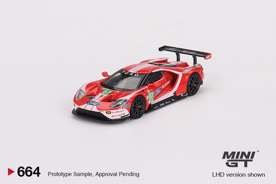 (ÖN SATIŞ) Mini GT 1/64 Ford GT LMGTE PRO 2019 24 Hrs of Le Mans Ford Chip Ganassi Team 4 Cars Set - Limited Edition 3000 MGTS0010 - Thumbnail