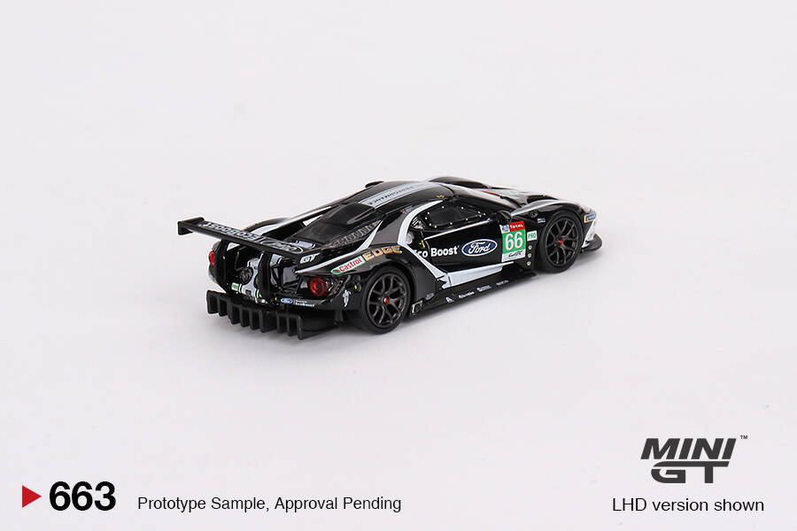 (ÖN SATIŞ) Mini GT 1/64 Ford GT LMGTE PRO 2019 24 Hrs of Le Mans Ford Chip Ganassi Team 4 Cars Set - Limited Edition 3000 MGTS0010