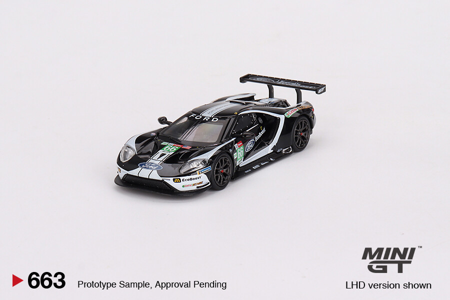 (ÖN SATIŞ) Mini GT 1/64 Ford GT LMGTE PRO 2019 24 Hrs of Le Mans Ford Chip Ganassi Team 4 Cars Set - Limited Edition 3000 MGTS0010 - Thumbnail