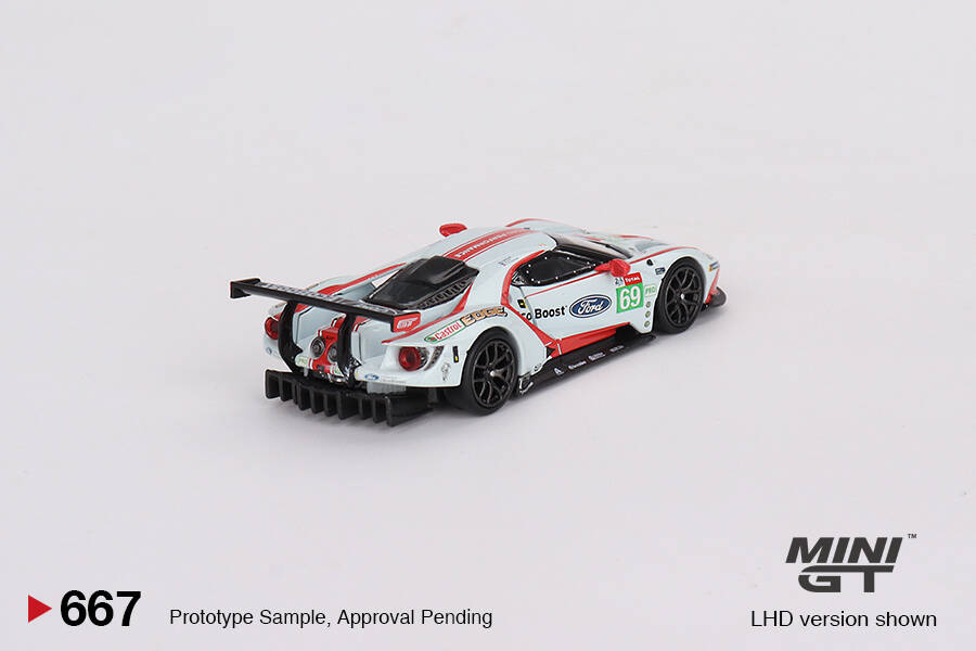 (ÖN SATIŞ) Mini GT 1/64 Ford GT LMGTE PRO 2019 24 Hrs of Le Mans Ford Chip Ganassi Team 4 Cars Set - Limited Edition 3000 MGTS0010