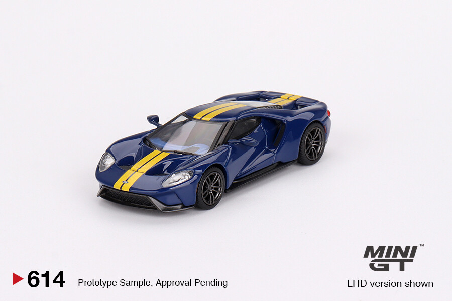 (ÖN SATIŞ) Mini GT 1/64 Ford GT Sunoco Blue MGT00614 - Thumbnail