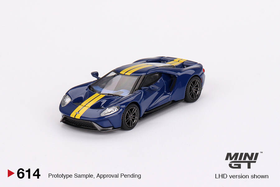 (ÖN SATIŞ) Mini GT 1/64 Ford GT Sunoco Blue MGT00614