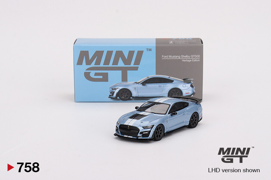 (ÖN SATIŞ) Mini GT 1/64 Ford Mustang Shelby GT500 Heritage Edition MGT00758 - Thumbnail