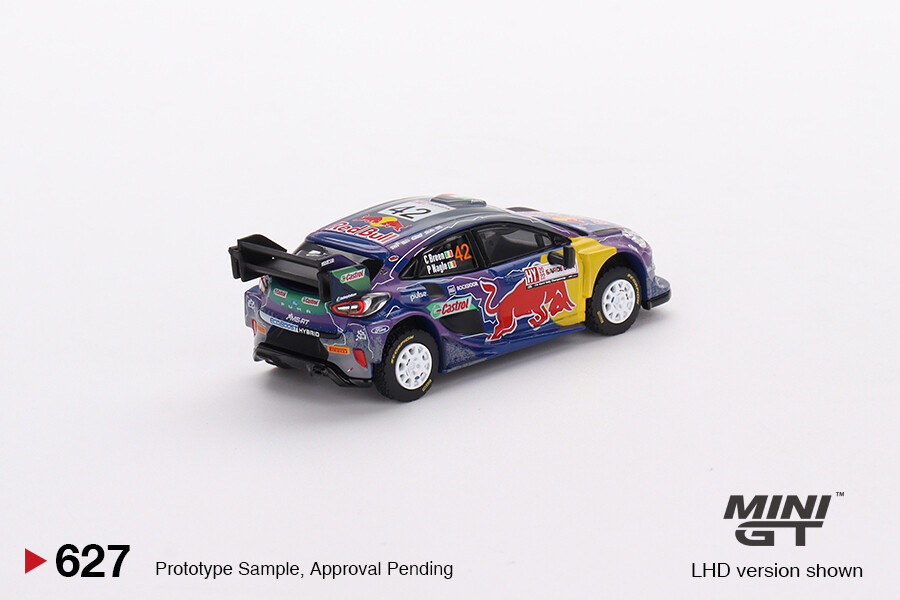 Mini GT 1/64 Ford Puma Rally1 M-Sport Ford WRT 2022 Rally Italia Sardegna Place MGT00627 - Thumbnail