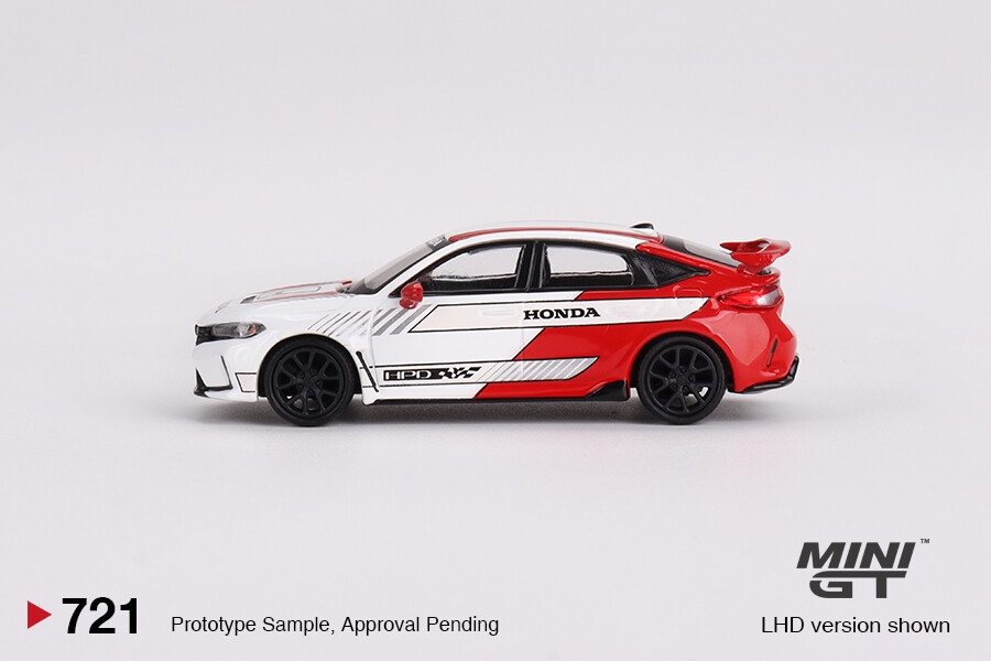 (ÖN SATIŞ) Mini GT 1/64 Honda Civic Type R #2 2023 Pace Car White MGT00721 - Thumbnail