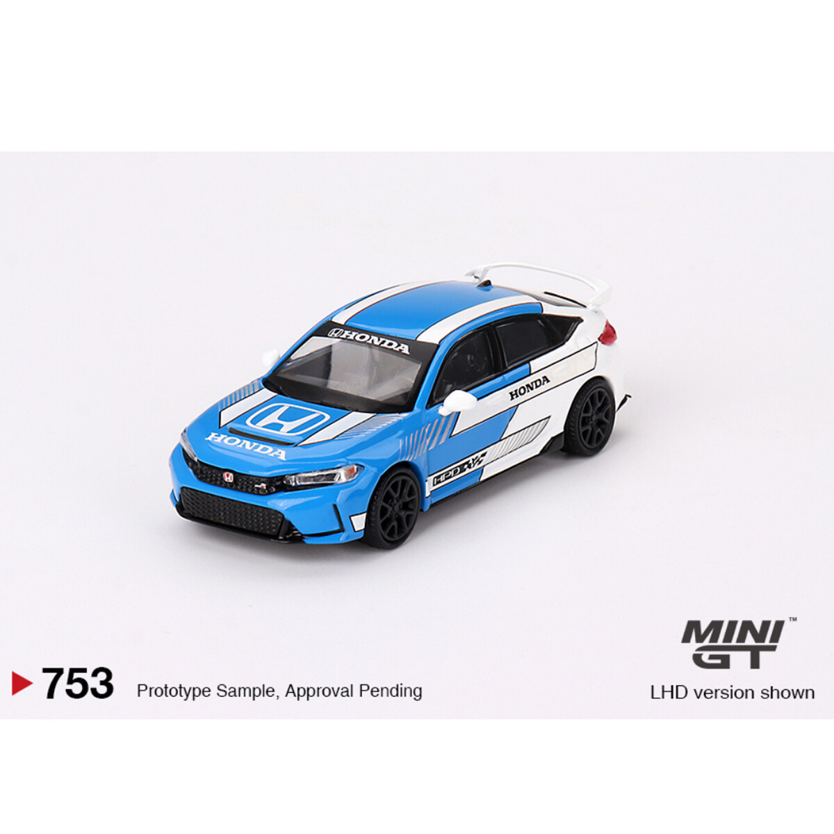 (ÖN SATIŞ) Mini GT 1/64 Honda Civic Type R 2023 Pace Car Blue MGT00753 - Thumbnail