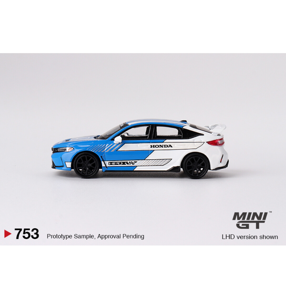 (ÖN SATIŞ) Mini GT 1/64 Honda Civic Type R 2023 Pace Car Blue MGT00753 - Thumbnail