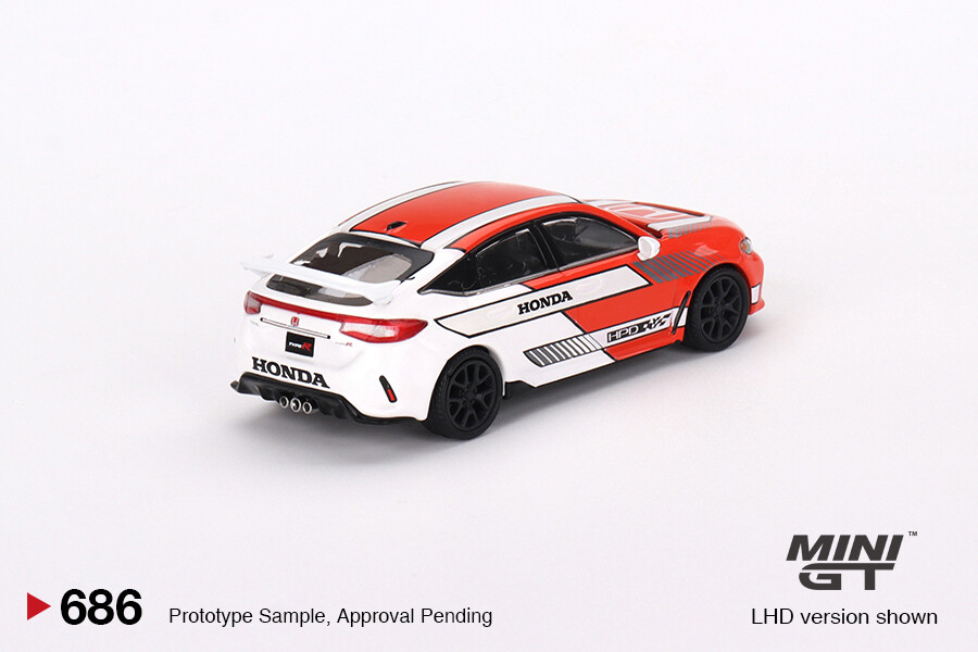 (ÖN SATIŞ) Mini GT 1/64 Honda Civic TYPE R 2023 Pace Car Red MGT00686 - Thumbnail