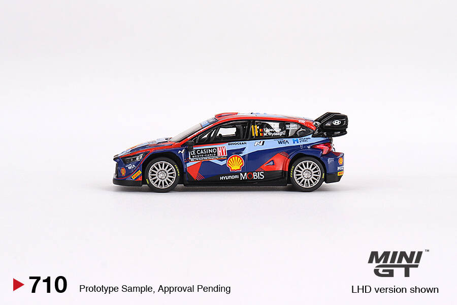 Mini GT 1/64 Hyundai i20 N Rally1 Hybrid #11 2023 Rally Monte Carlo 3rd Place MGT00710