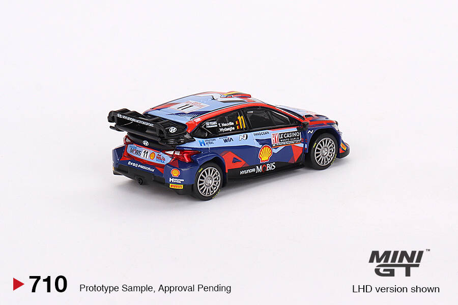 Mini GT 1/64 Hyundai i20 N Rally1 Hybrid #11 2023 Rally Monte Carlo 3rd Place MGT00710