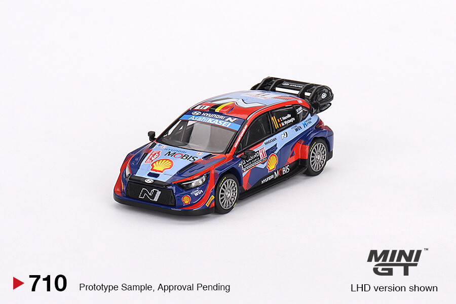 Mini GT 1/64 Hyundai i20 N Rally1 Hybrid #11 2023 Rally Monte Carlo 3rd Place MGT00710 - Thumbnail