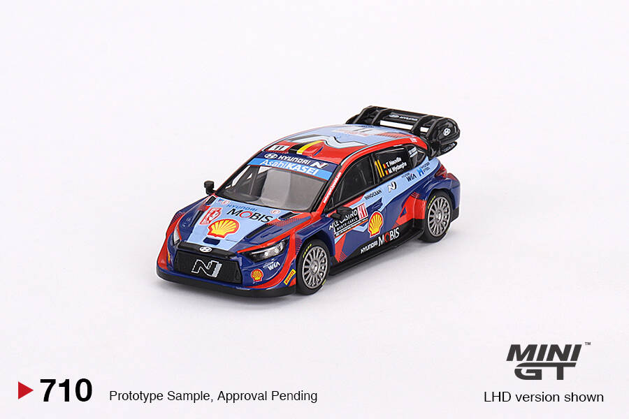 Mini GT 1/64 Hyundai i20 N Rally1 Hybrid #11 2023 Rally Monte Carlo 3rd Place MGT00710