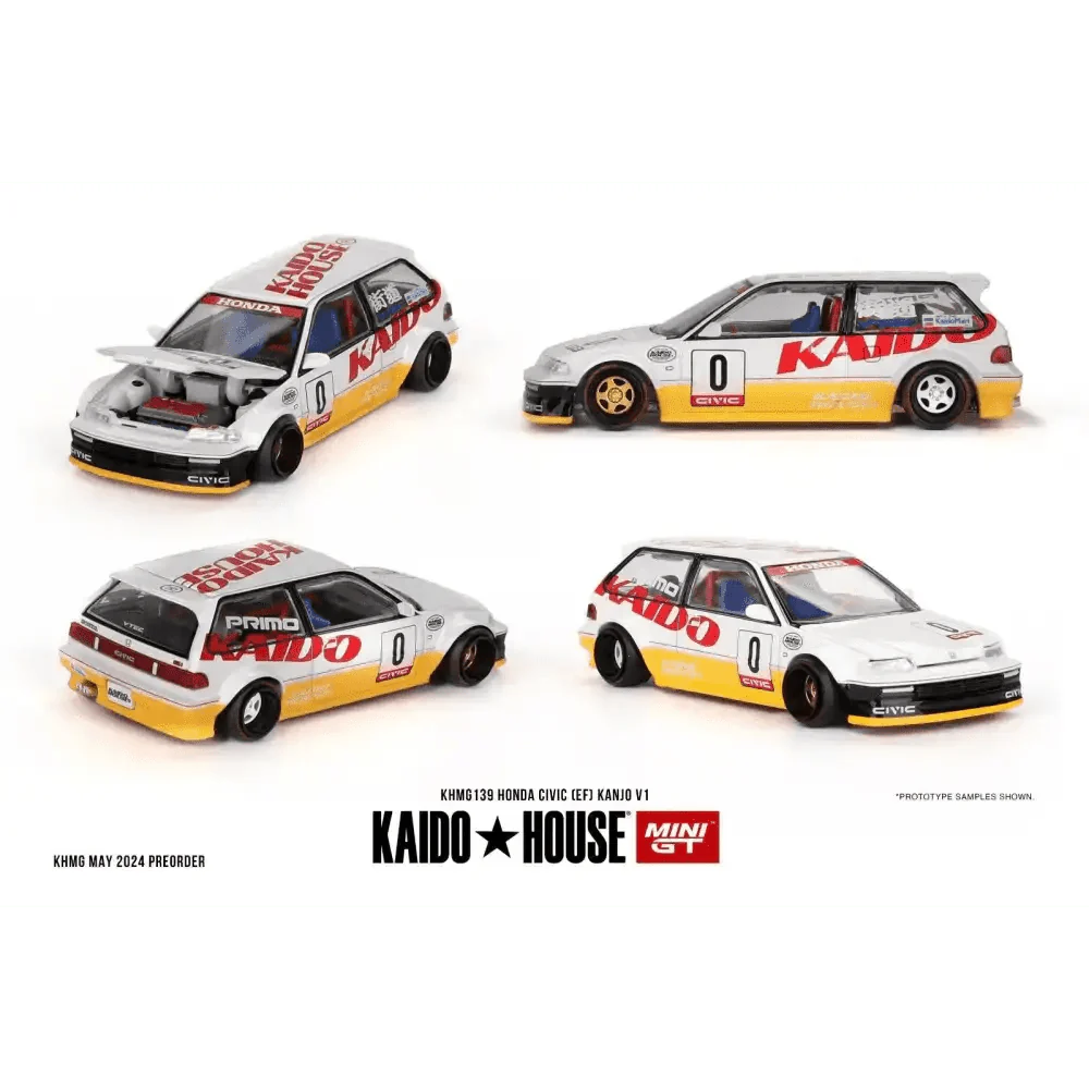 Mini GT 1/64 Kaido House Honda Civic (EF) Kanjo V1 KHMG139