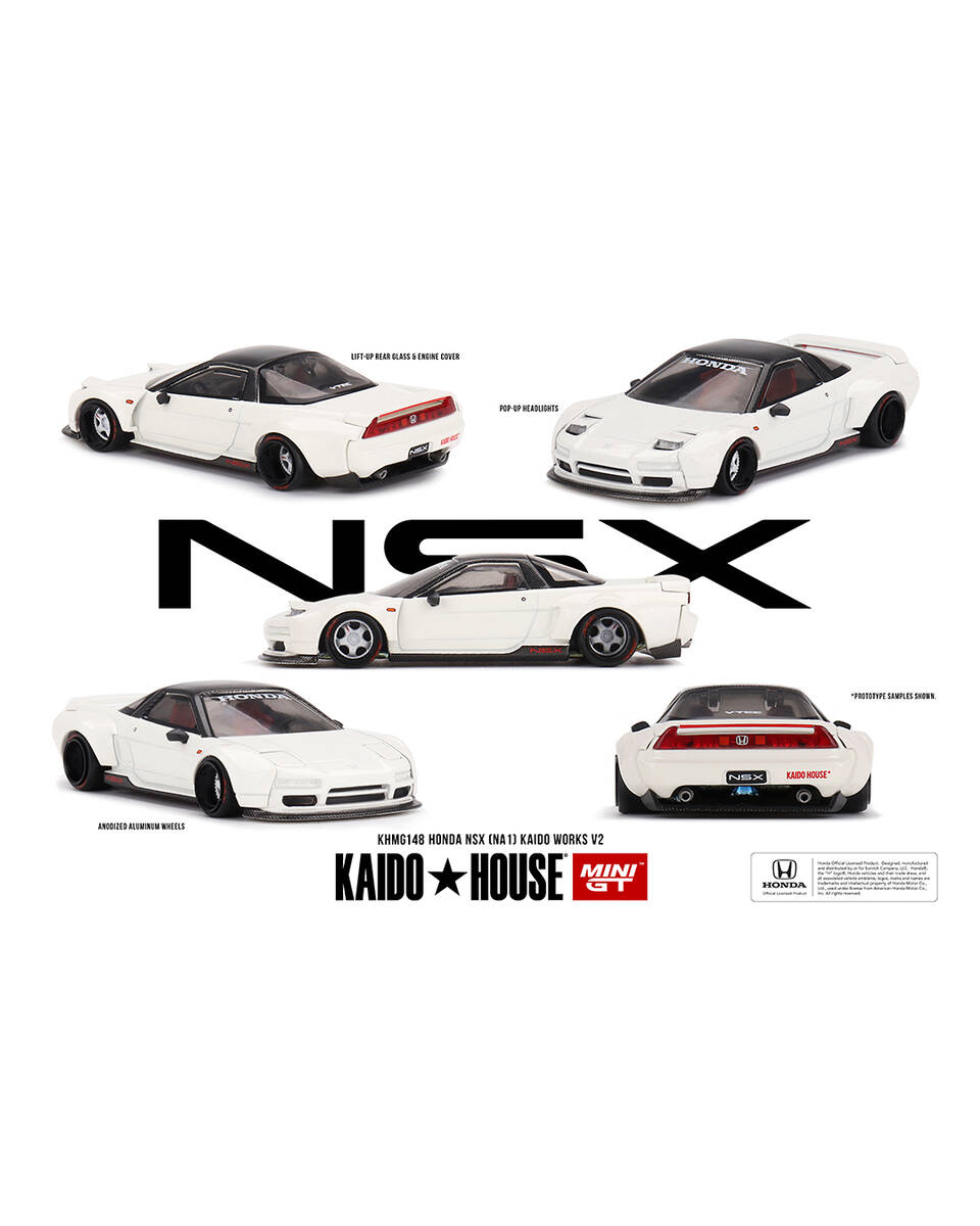 (ÖN SATIŞ) Mini GT 1/64 KaidoHouse Honda NSX (NA1) Kaido WORKS V2 KHMG148