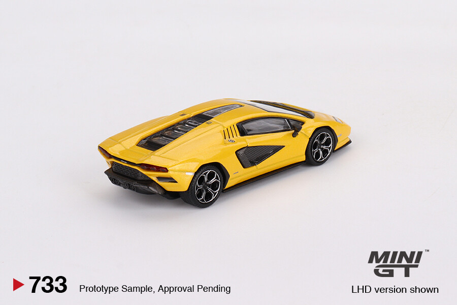 (ÖN SATIŞ) Mini GT 1/64 Lamborghini Countach LPI 800-4 New Giallo Orion MGT00733 - Thumbnail