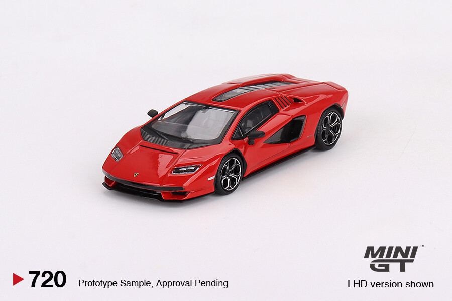 Mini GT 1/64 Lamborghini Countach LPI 800-4 Rosso Mars MGT00720 - Thumbnail