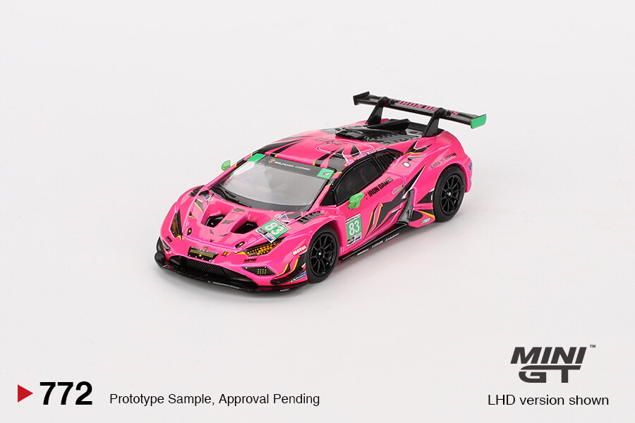 Mini GT 1/64 Lamborghini Huracán GT3 EVO2 #83 Iron Dames 2023 IMSA Daytona 24 Hrs MGT00772 - Thumbnail