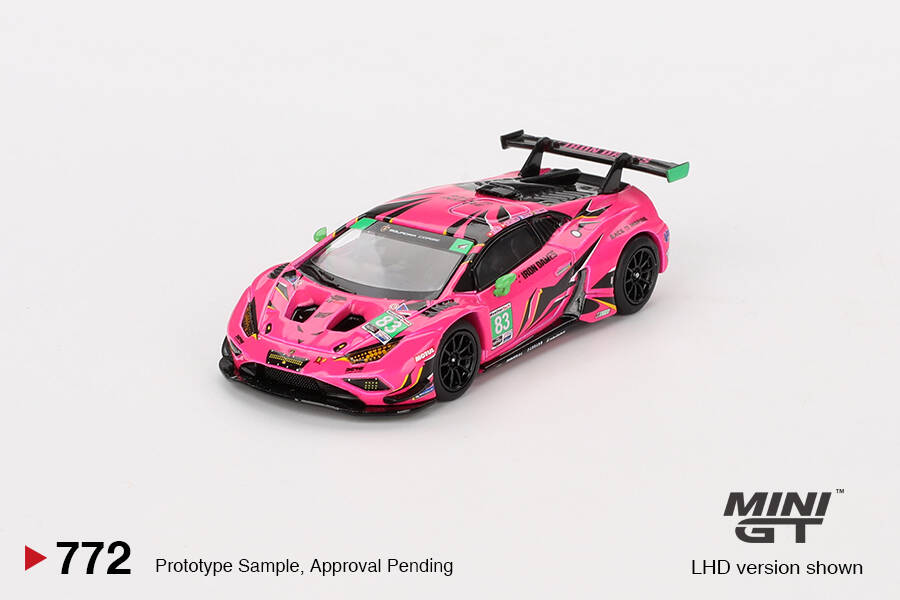 Mini GT 1/64 Lamborghini Huracán GT3 EVO2 #83 Iron Dames 2023 IMSA Daytona 24 Hrs MGT00772