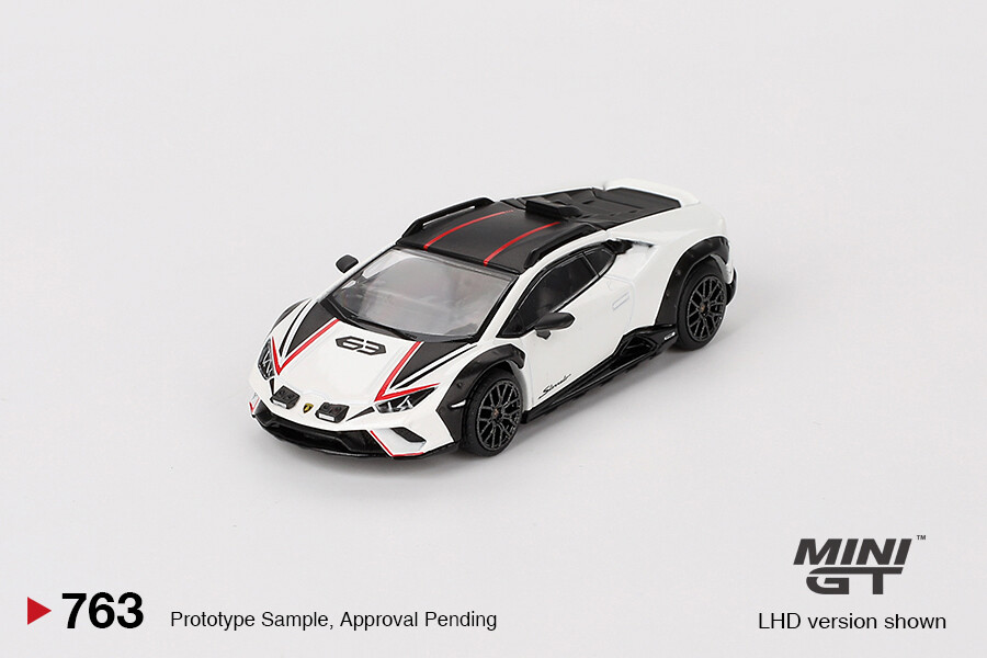 Mini GT 1/64 Lamborghini Huracán Sterrato Bianco Asopo MGT00763 - Thumbnail