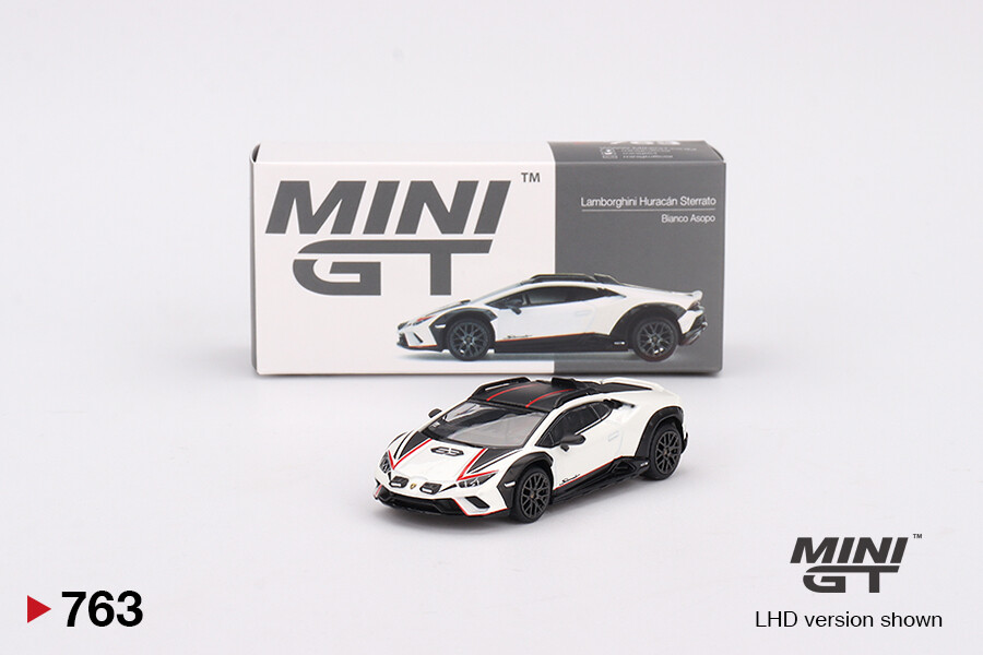 Mini GT 1/64 Lamborghini Huracán Sterrato Bianco Asopo MGT00763 - Thumbnail