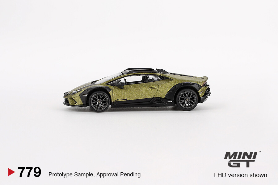 (ÖN SATIŞ) Mini GT 1/64 Lamborghini Huracán Sterrato Verde Gea Matt MGT00779 - Thumbnail