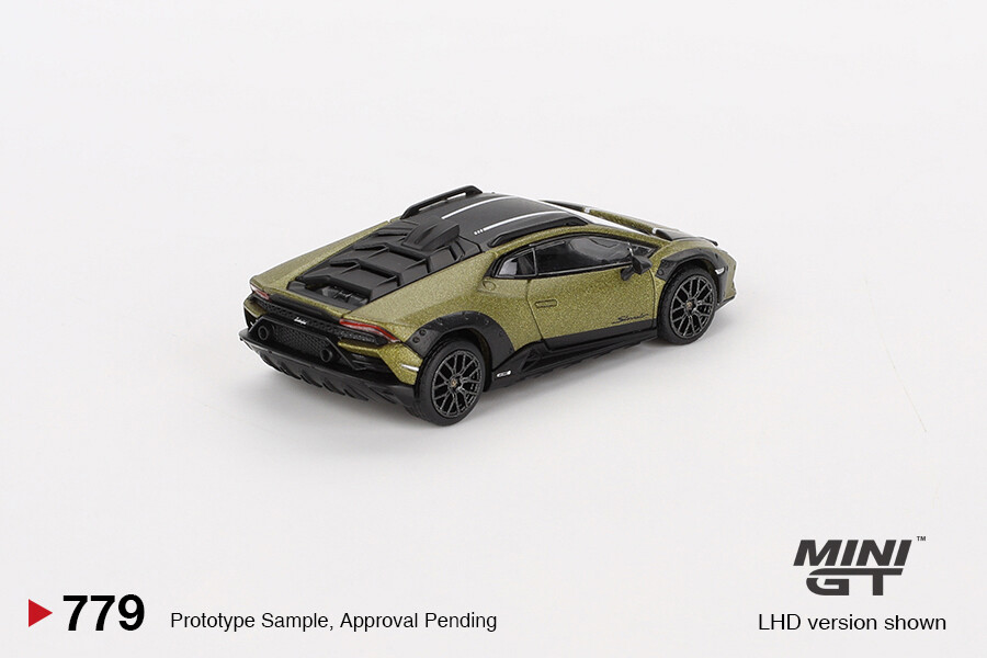 (ÖN SATIŞ) Mini GT 1/64 Lamborghini Huracán Sterrato Verde Gea Matt MGT00779 - Thumbnail