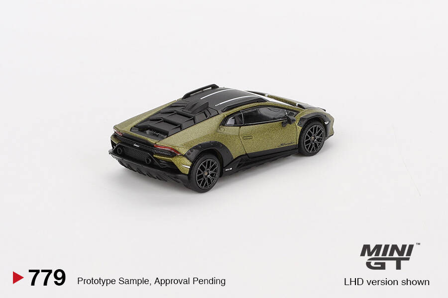 (ÖN SATIŞ) Mini GT 1/64 Lamborghini Huracán Sterrato Verde Gea Matt MGT00779