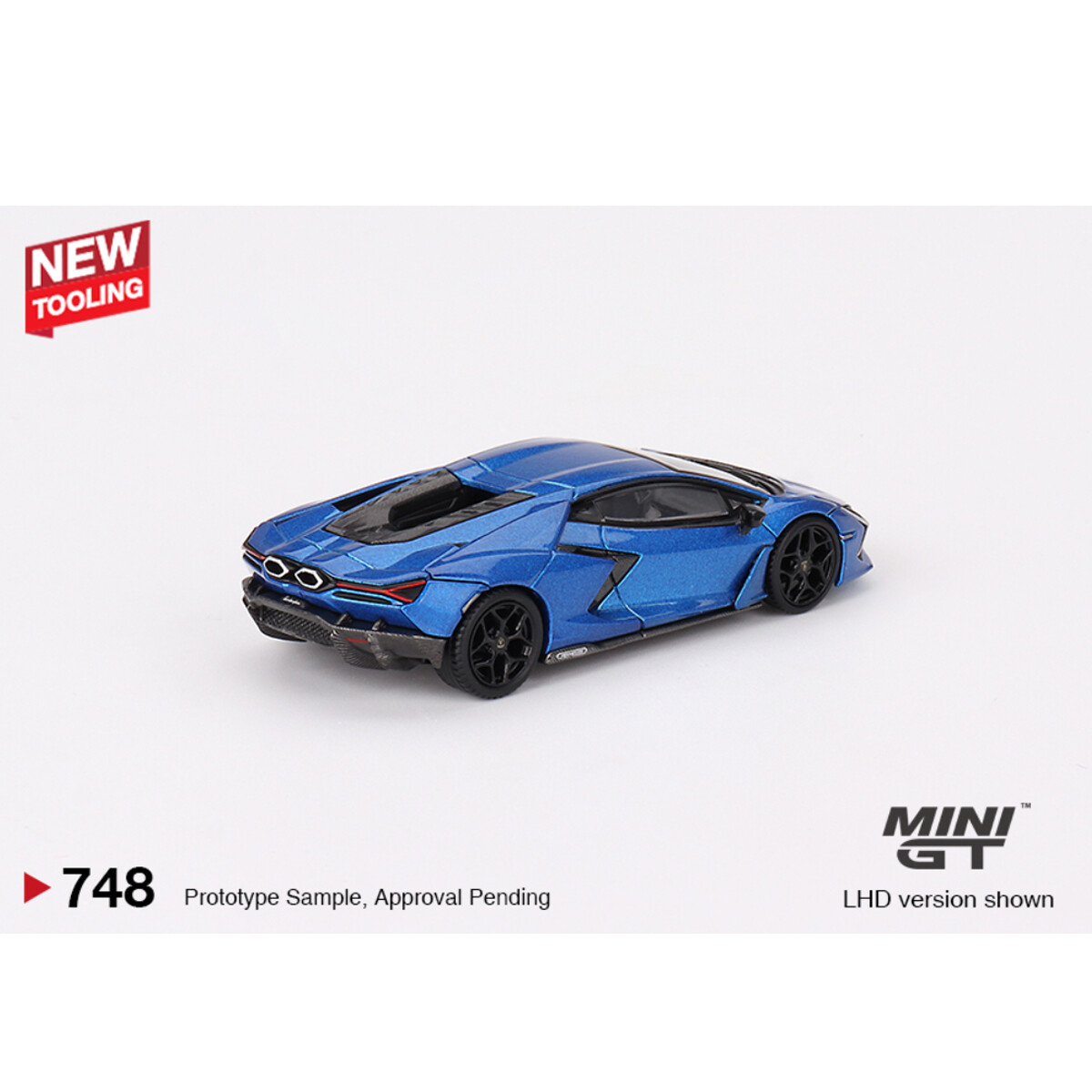 (ÖN SATIŞ) Mini GT 1/64 Lamborghini Revuelto Blu Eleos MGT00748 - Thumbnail