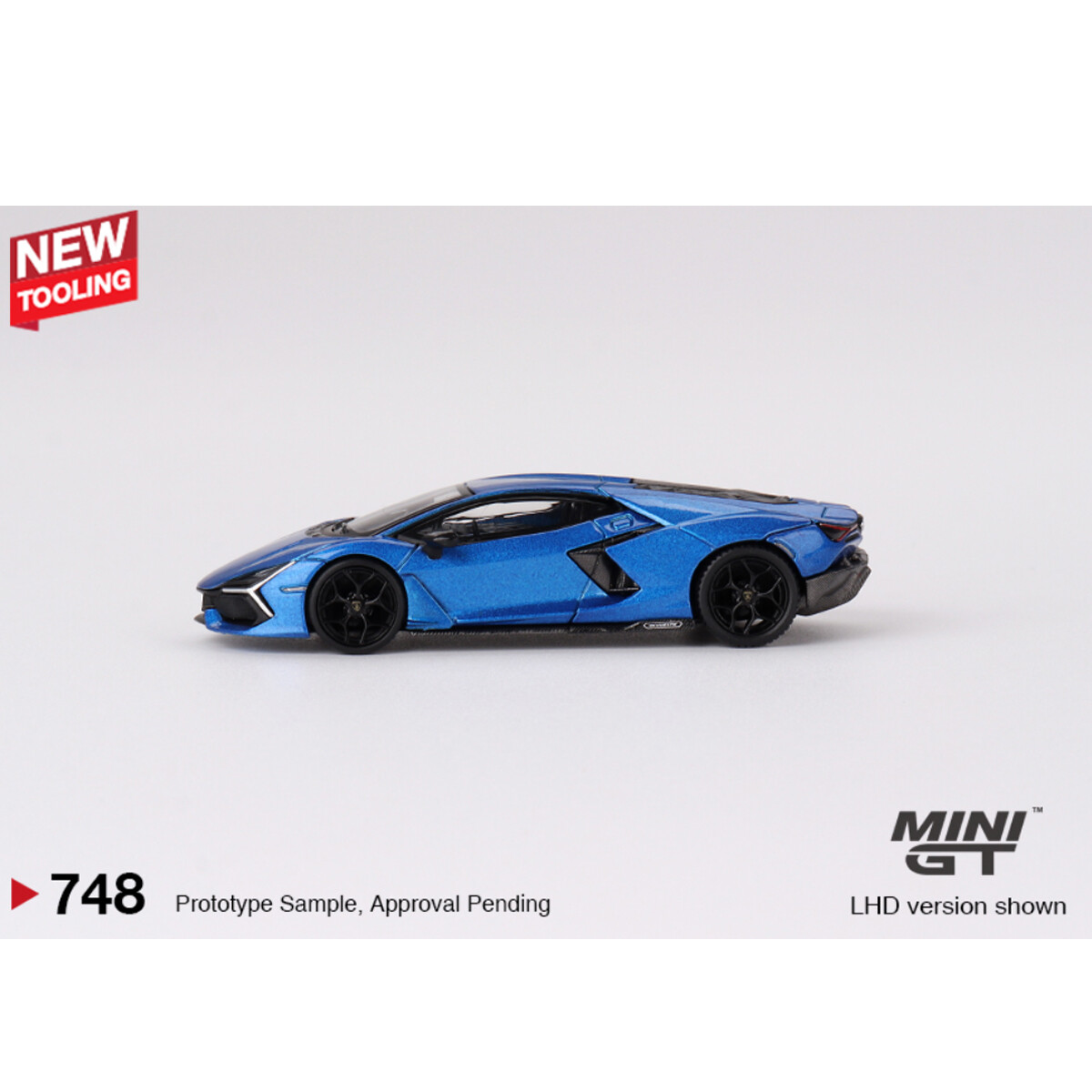 (ÖN SATIŞ) Mini GT 1/64 Lamborghini Revuelto Blu Eleos MGT00748 - Thumbnail