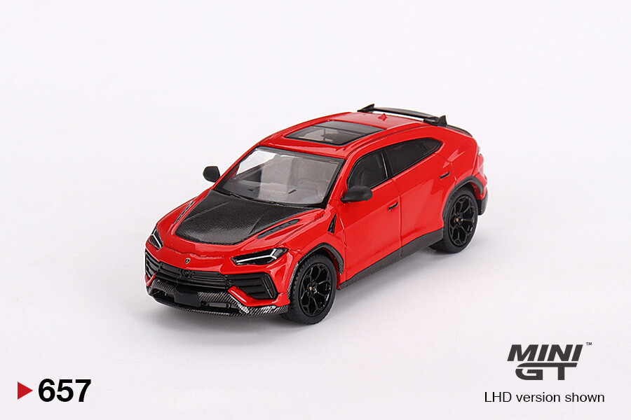 Mini GT 1/64 Lamborghini Urus Performante Rosso Mars MGT00657 - Thumbnail