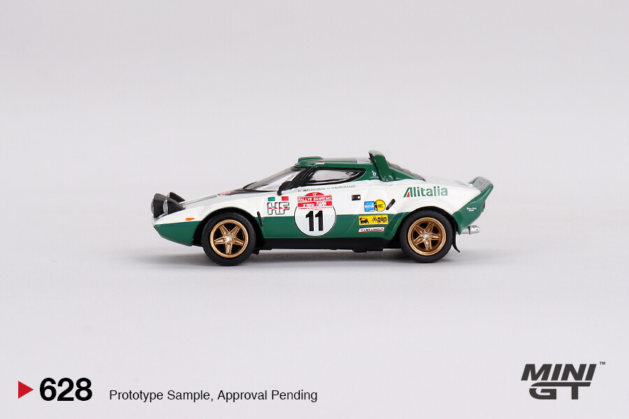 Mini GT 1/64 Lancia Stratos HF 1975 Rally Sanremo Winner #11 MGT00628 - Thumbnail