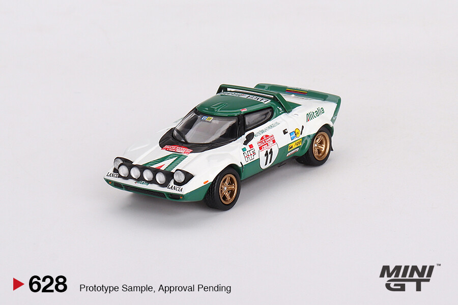 Mini GT 1/64 Lancia Stratos HF 1975 Rally Sanremo Winner #11 MGT00628 - Thumbnail