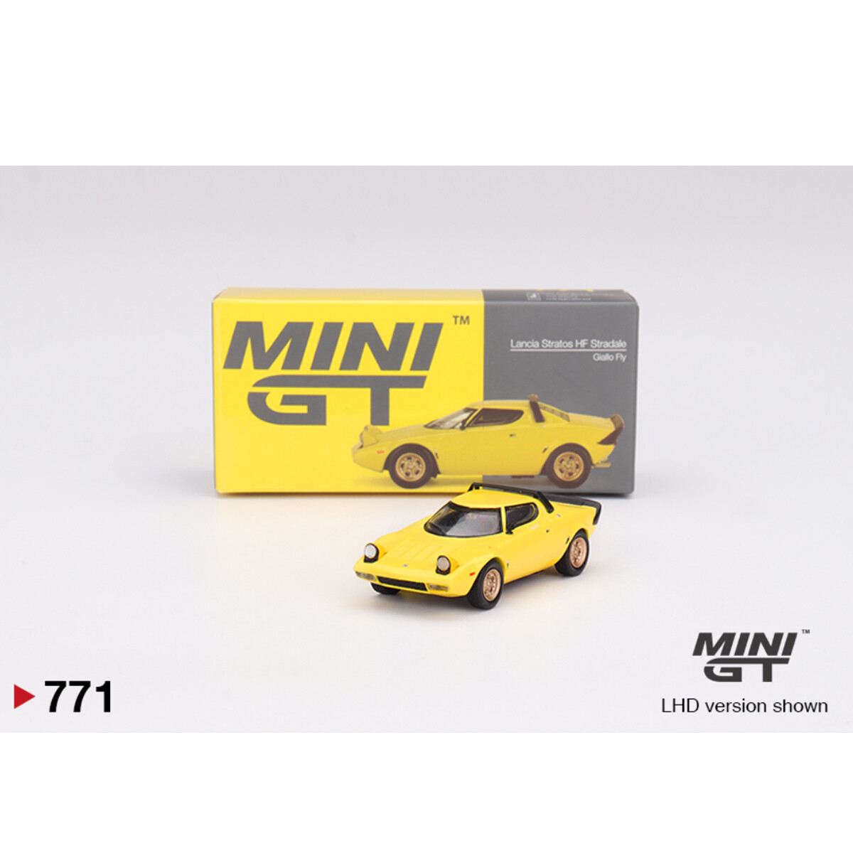 (ÖN SATIŞ) Mini GT 1/64 Lancia Stratos HF Stradale Giallo Fly MGT00771 - Thumbnail