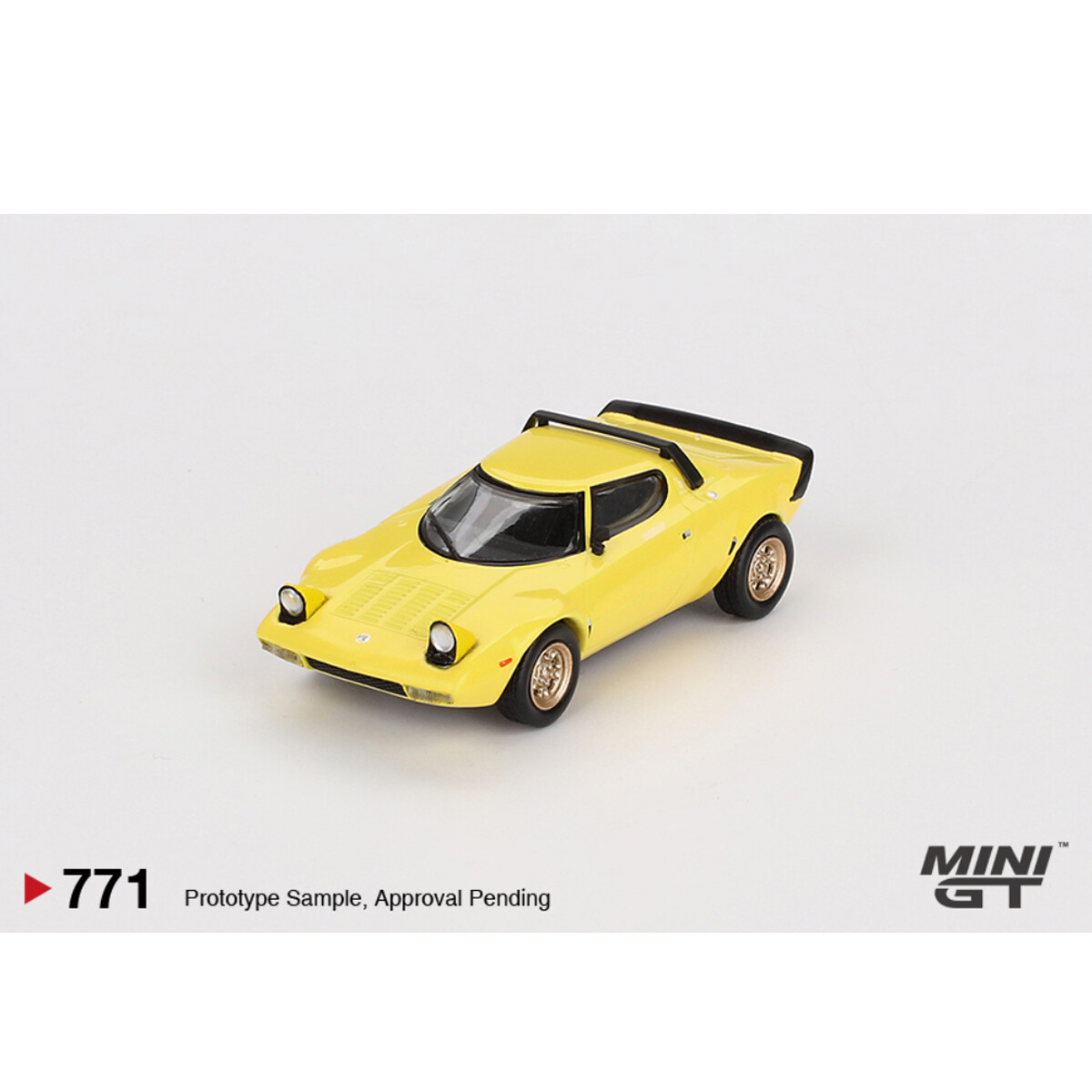 (ÖN SATIŞ) Mini GT 1/64 Lancia Stratos HF Stradale Giallo Fly MGT00771 - Thumbnail