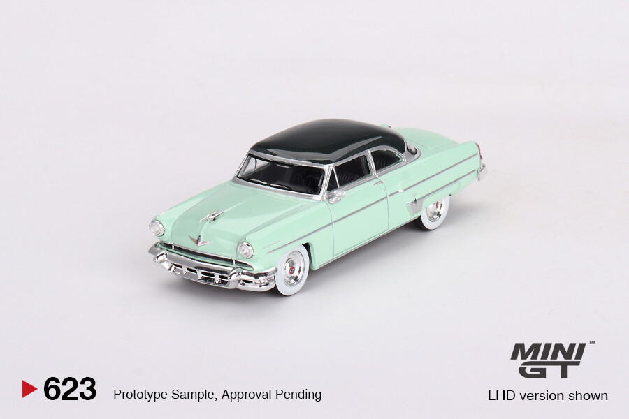 Mini GT 1/64 Lincoln Capri 1954 Parklane Green / Bloomfield Green MGT00623 - Thumbnail