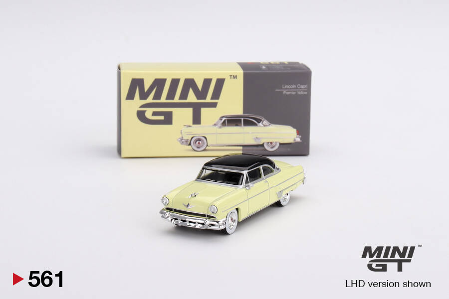 Mini GT 1/64 Lincoln Capri 1954 Premier Yellow MGT00561