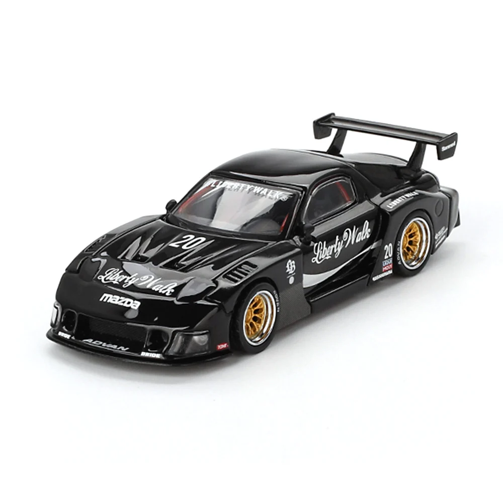 Mini GT 1/64 MAZDA RX-7 LB-Super Silhouette Liberty Walk Black - Blister Paket MGT00785-BL - Thumbnail