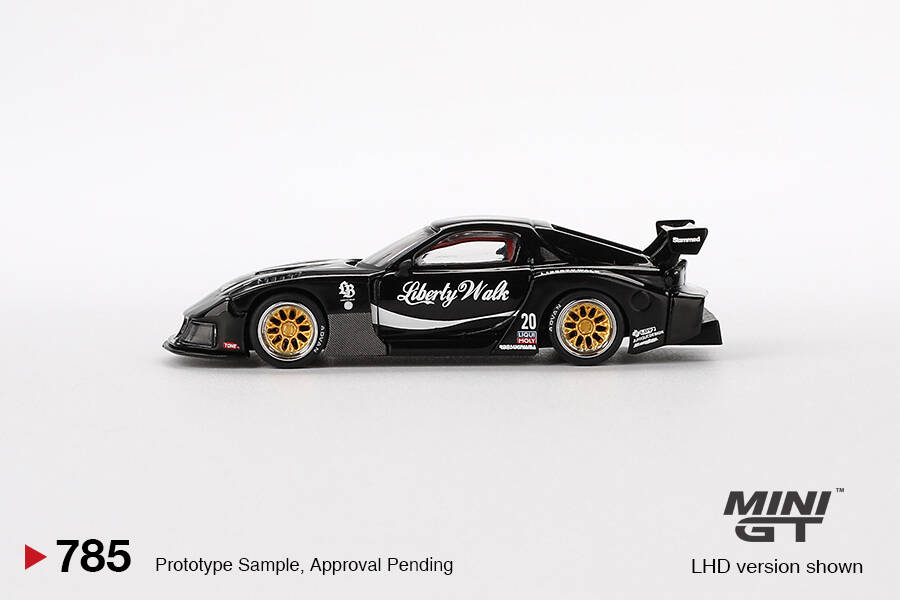 Mini GT 1/64 MAZDA RX-7 LB-Super Silhouette Liberty Walk Black MGT00785