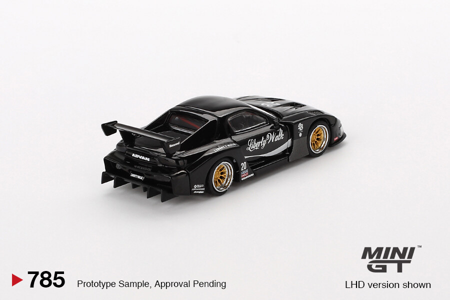 Mini GT 1/64 MAZDA RX-7 LB-Super Silhouette Liberty Walk Black MGT00785 - Thumbnail